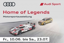 Audi Motorsportausstellung "Home of legends"