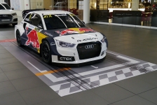 RX Weltmeisterauto im Audi Forum Neckarsulm