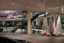 Weihnachtsdekoration Audi Forum Neckarsulm 2015