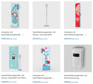 Preise Desinfektionsspender